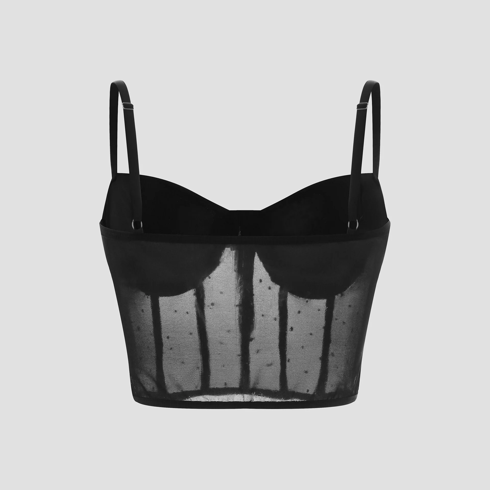 Sexy Short Pure Color Crop Top Glitter Nightclub Steel Ring Fishbone Vest Cross-Border Hot Sale Bright Sequins 11262