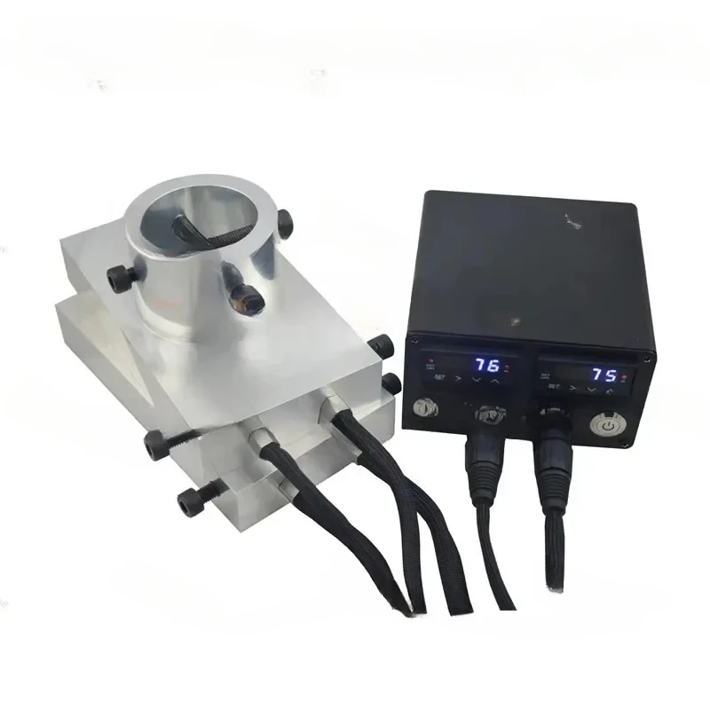 

4X7Inch Plate Kit With 4Pcs Heating Rod And Double Pid Temperature Controller Module DIY Build 10-20 Ton Rosin Press
