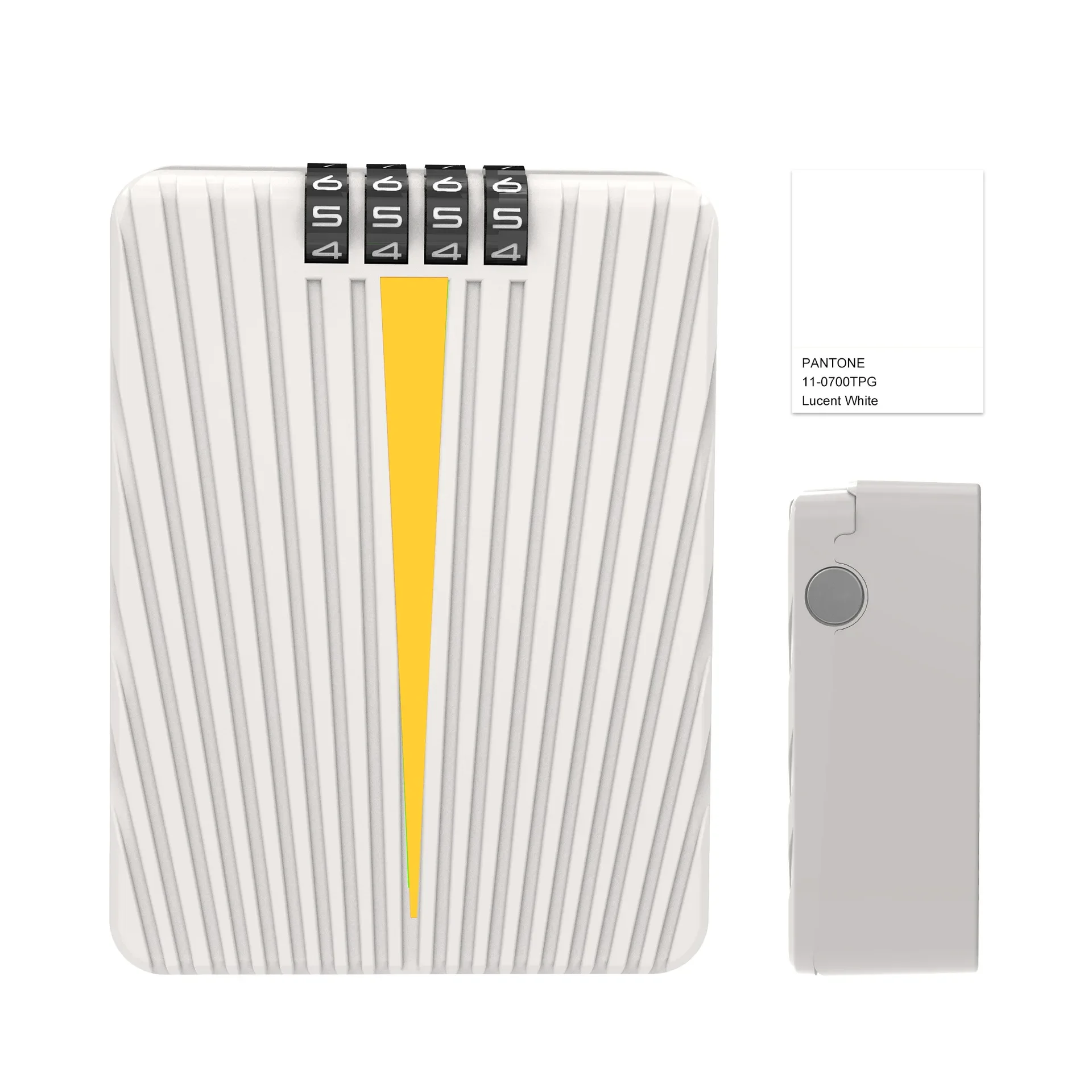 Cassetta di sicurezza con chiave montata a parete a colori creativi, serratura con codice a 4 cifre, password, scatola di immagazzinaggio sicura per soldi in plastica, per scrivania per studenti, ufficio domestico