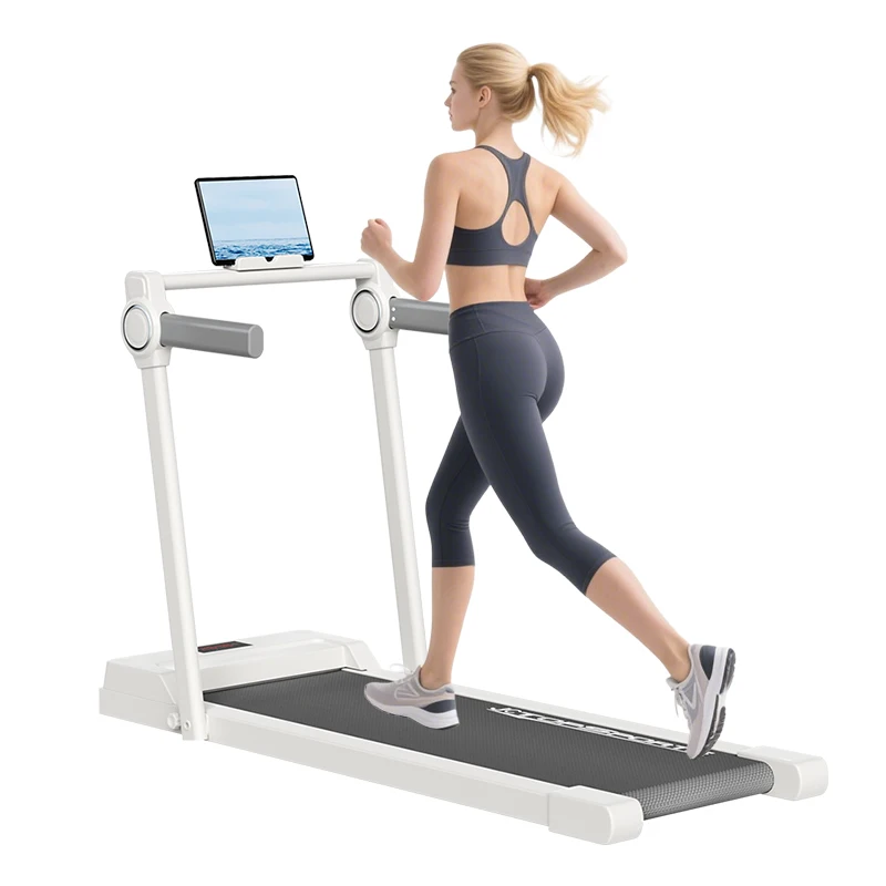 Electric Home Treadmill Foldable Portable Design LED Screen for Bodybuilding Exercise Wireless Heart Rate Test Max User 150kg
