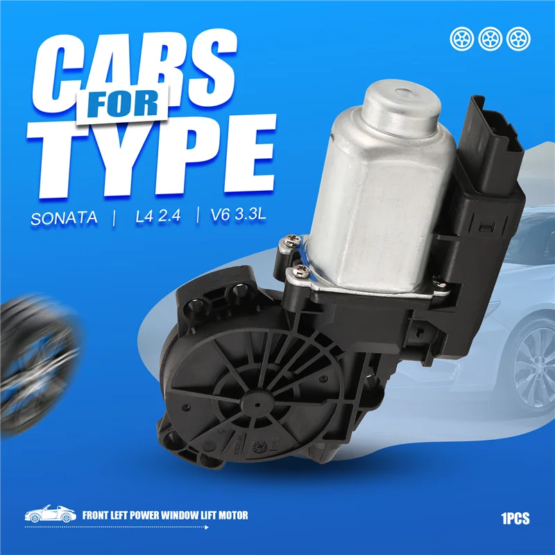 دقيق 82450-3K011 سيارة مكافحة قرصة الجبهة اليسرى نافذة رفع المحرك لشركة هيونداي سوناتا L4 V6 824503K011