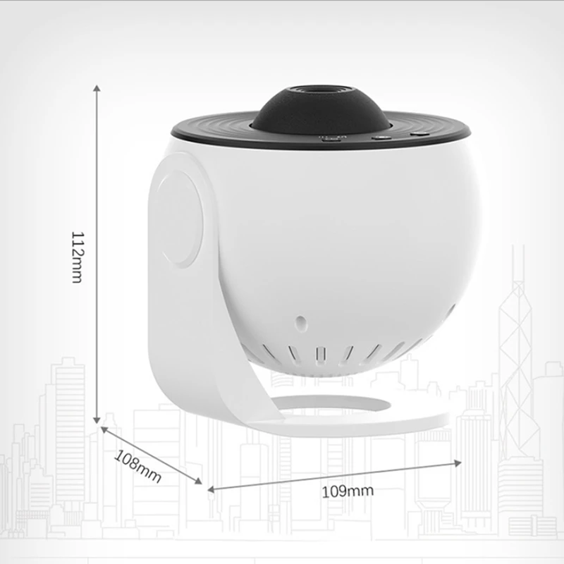 調整可能な銀河星空プロジェクターランプ、360 ° 回転ナイトライト、寝室、家庭、パーティー用の予想ランプ