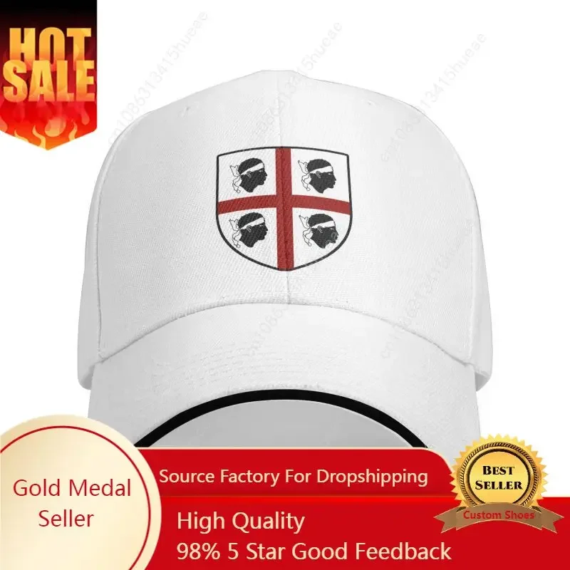 Classic Sardinia Flag Four Moors Baseball Cap Men Women Custom Adjustable Adult Italy Sardegna Coat Of Arms Dad Hat Hip Hop