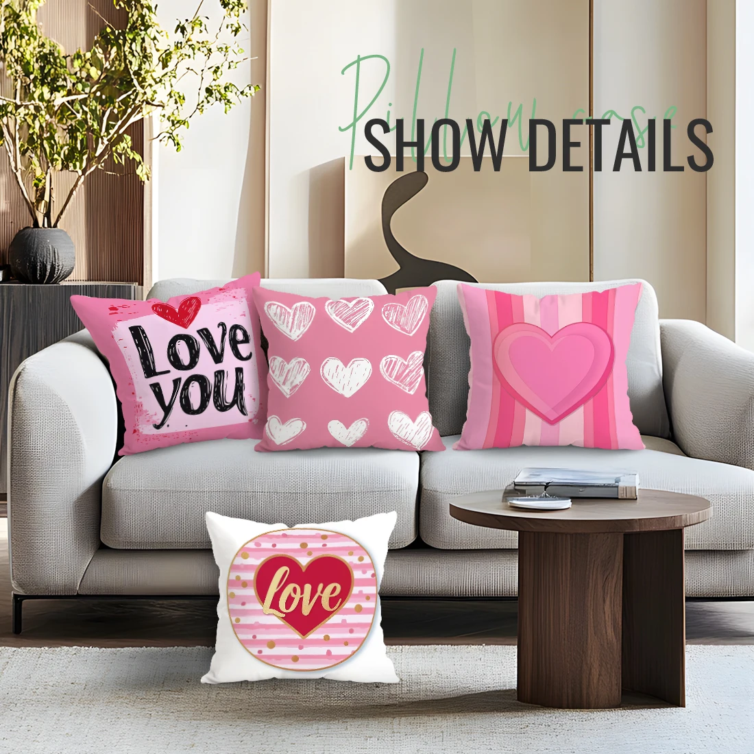 Funda De CojíN Rosa… - image