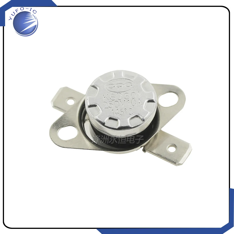 5 قطعة KSD301 40/45/50/55/60/65/70/75/80/85/90/95/100/105C درجة عادة مغلقة ترموستات التبديل التحكم في درجة الحرارة 10A 250 فولت