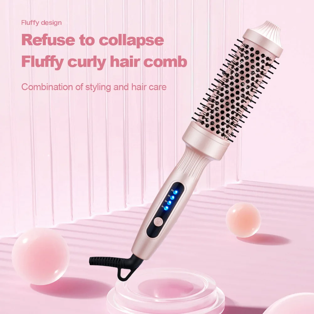Fluffy Comb, Straight Comb, Curling Comb, Magic Tool, Portable Straightener, Household Electric Curling Rod