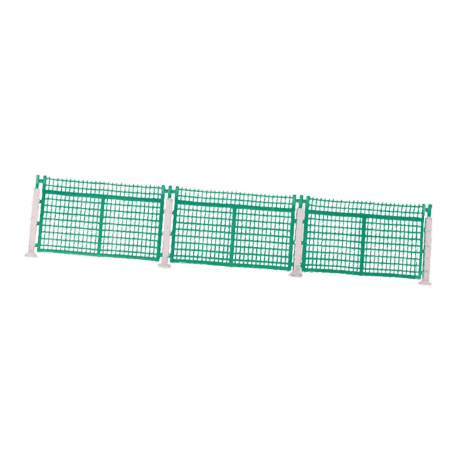 HO Scale Fence Scenery Accessories Landscape Building Accessories Lifelike Miniature Model for Model Trains Model Building
