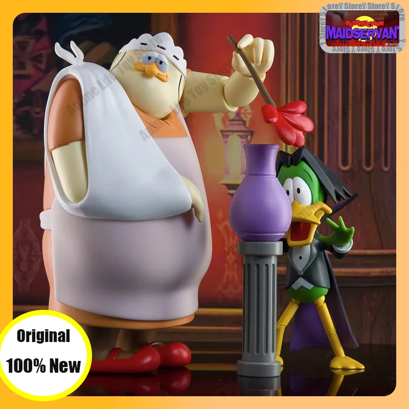 

HAPPY CHILDHOOD Count Duckula Nanny Figure VEGETARIAN COUNT SHF Action Figure Toy Moving Model Collecto Gift