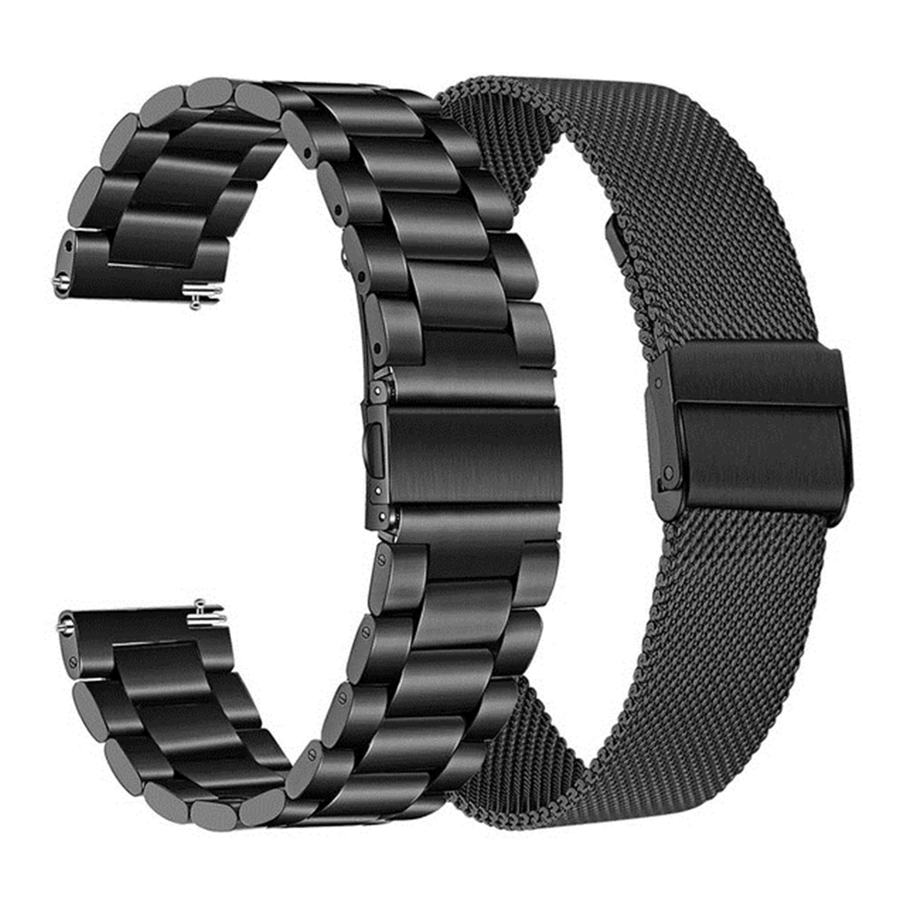 Stainless Steel Strap Mesh Loop Bracelet For OnePlus Watch 2 2R OPPO Watch X 4 Pro Metal Bands For Realme 3 S T1 Smart Watchband