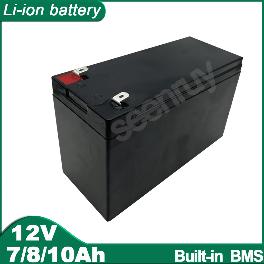 Imagem -03 - Bateria do Polímero do Lítio de Seenury-li-íon para o Pulverizador 12v 7ah 8ah 10ah Controle de Acesso da Escala Brinquedos Aparelhos Portáteis