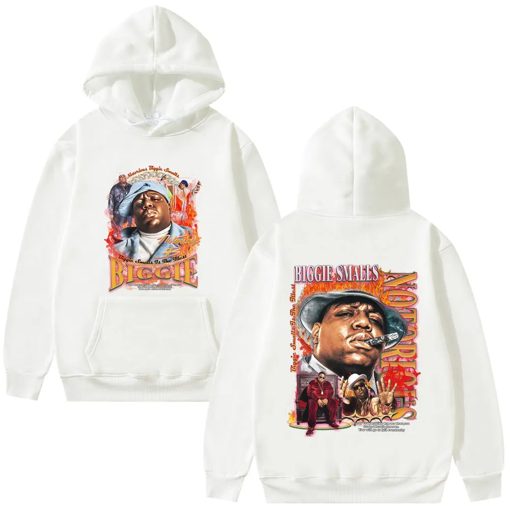 Rapper The Notorious Big Hoodie Biggie Smalls Graphic Hooded Sweatshirt Men's Women's Hip Hop Fashion Oversized Pullover Hoodies