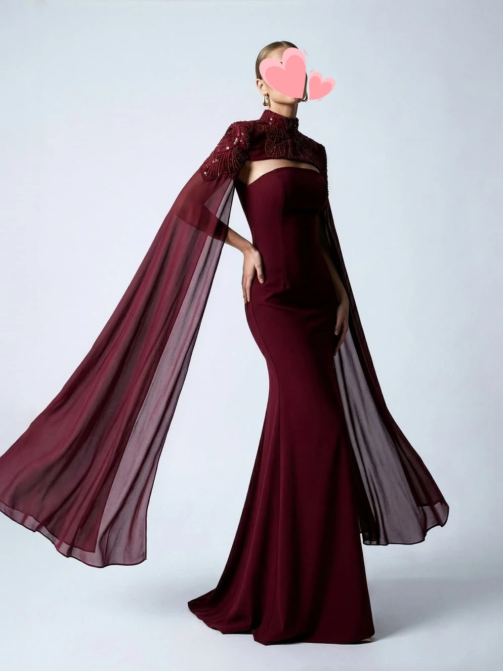 

Oisslec Dress Elegant Vintage Sweet Red Beads Chiffon Stylish New Customize Formal Occasion Prom Dress Evening Party Gowns