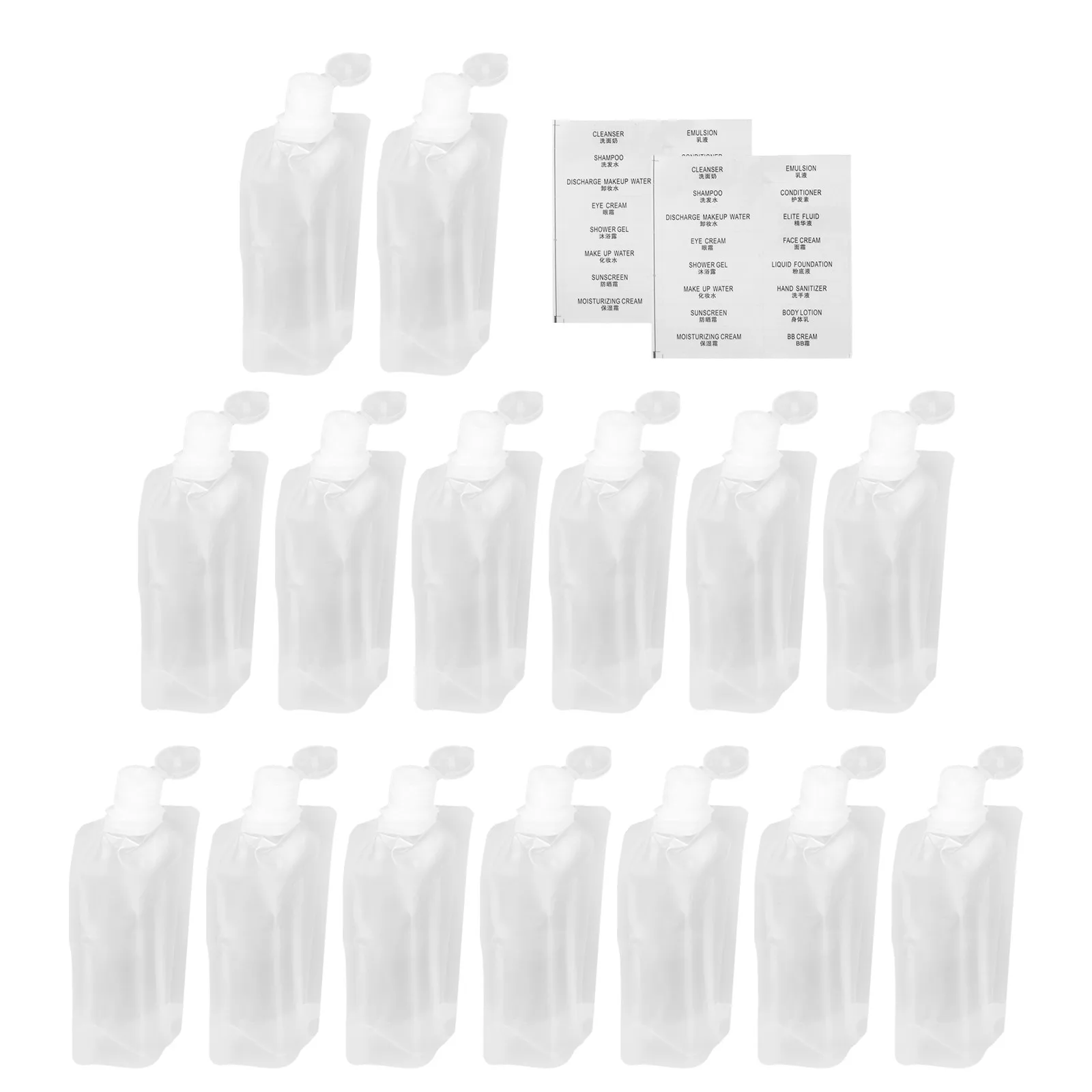 

Bottle Set Skin Care Lotion Storage Refill Pouch Fluid Packing Bags Travel Container Sub-packing The Pet Liquid