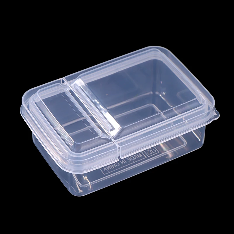 

Ins Transparent Flip Cover Storage Box Large Capacity Dustproof Box Gukaka Card Organizing Multifunctional Box