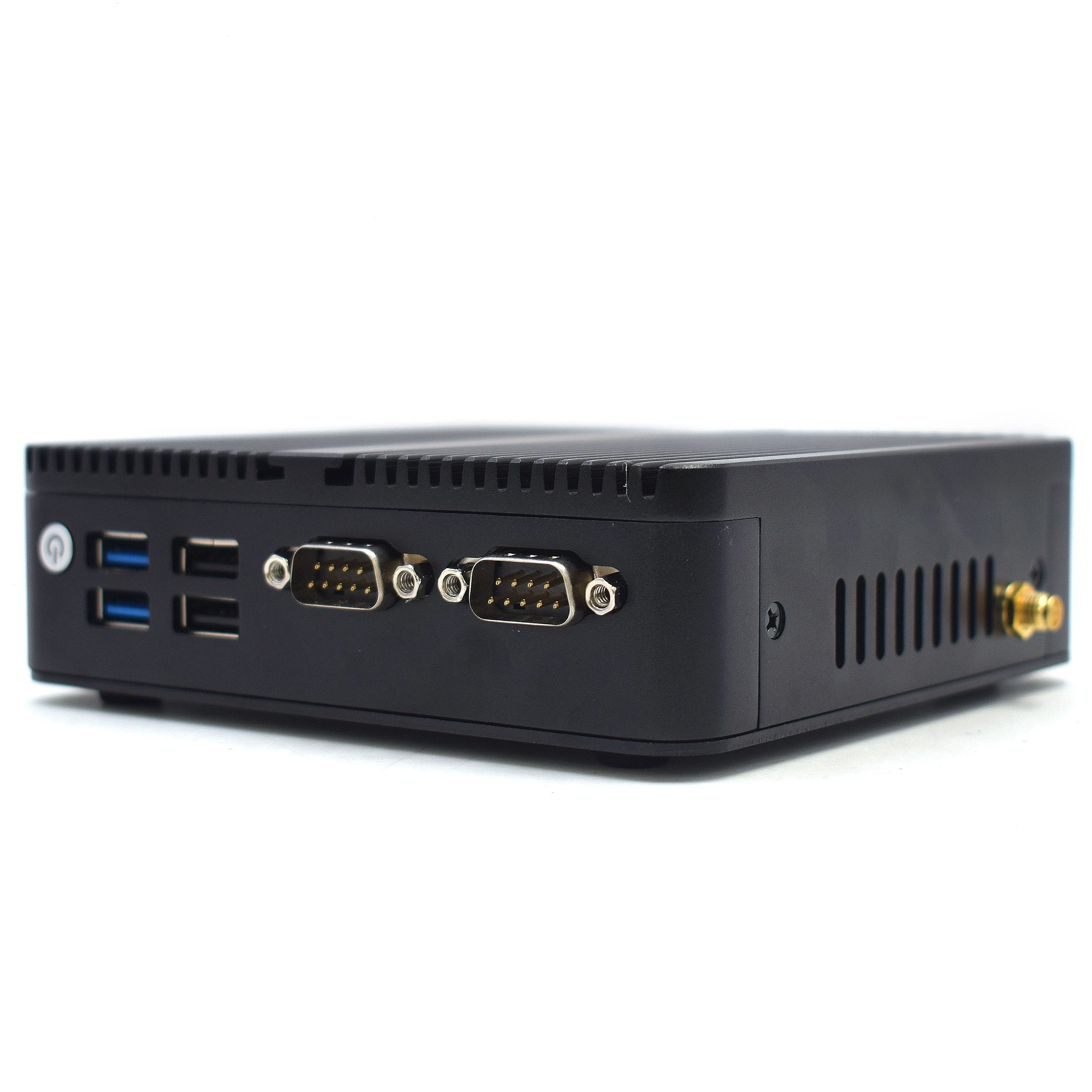 HYSTOU H3 Industrial Mini PC Intel Pentium Silver J5005 RJ45 LAN RS232 COM 4*USB DDR4 SSD 4K HD 1.4 VGA Support Win10/11 Linux