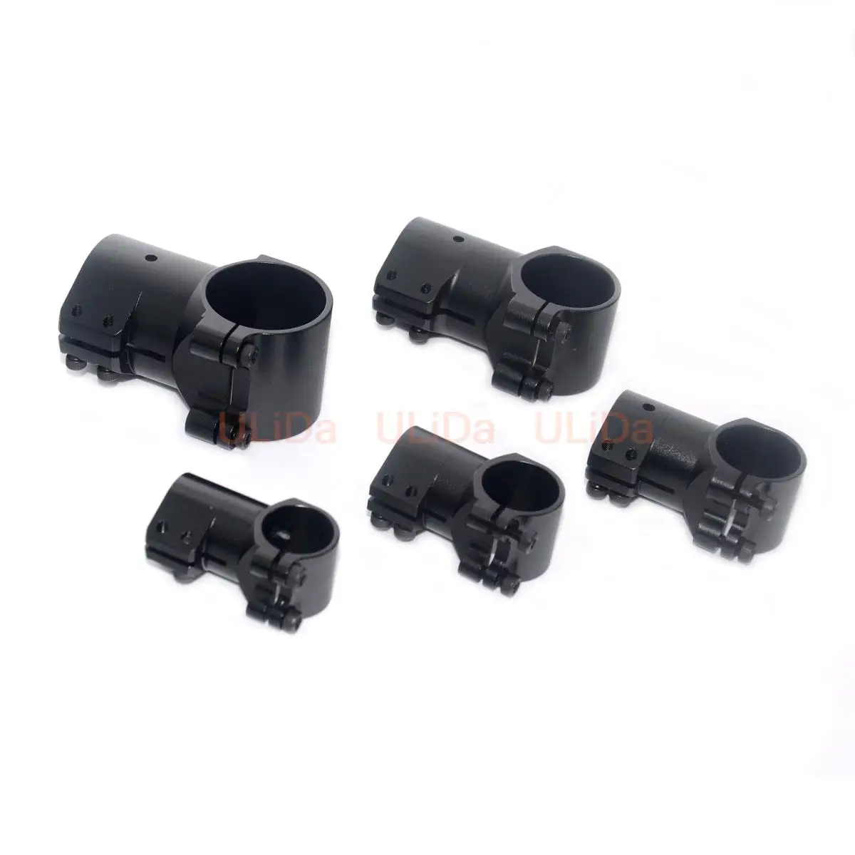 Trépied de train d'atterrissage CNC en alliage de Joint en T en aluminium à Double verrouillage, 16/18/20/25mm, pour RC Quadcopter, Protection des plantes, pièce de Drone UAV