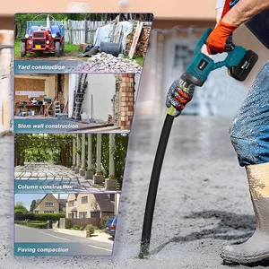 Elektrozementbeton -Vibrator für Elektrozement, Elektrowerkzeug mit Betonmischung, Makita 18 V, 1100 W, 15550VPM 8 Hauptvibratorverkäufe für Beton - №1
