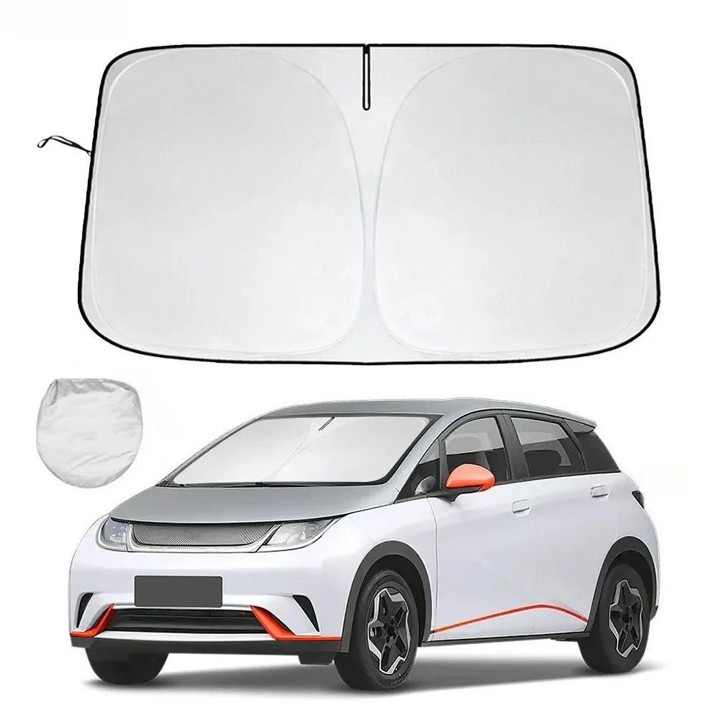 For BYD Dolphin 2022-2025 Car Windshield Sun Shade Reflector Sunshade Offers Protection for Car Interior Dolphin Accessories