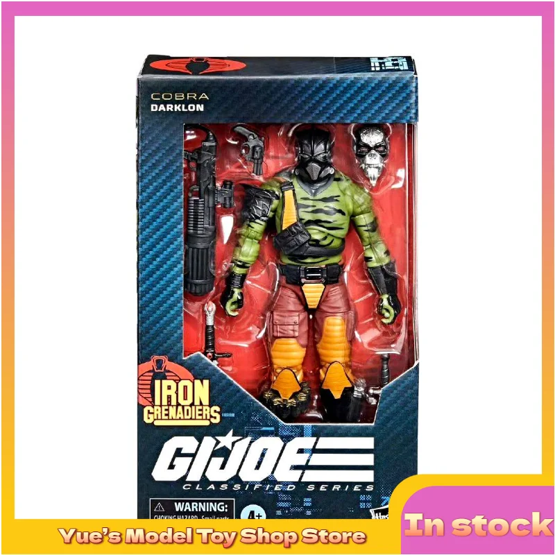 

【In Stock】 Darklon Special Forces 6-inch Gijoe Distro Brothers Darklon Movable Doll Animation Model Toy Collection Gift