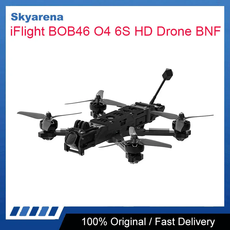 BOB46 O4 6S HD Drone BNF with O4 Air Unit Pro / XING2 2207 1750KV motor for FPV Parts