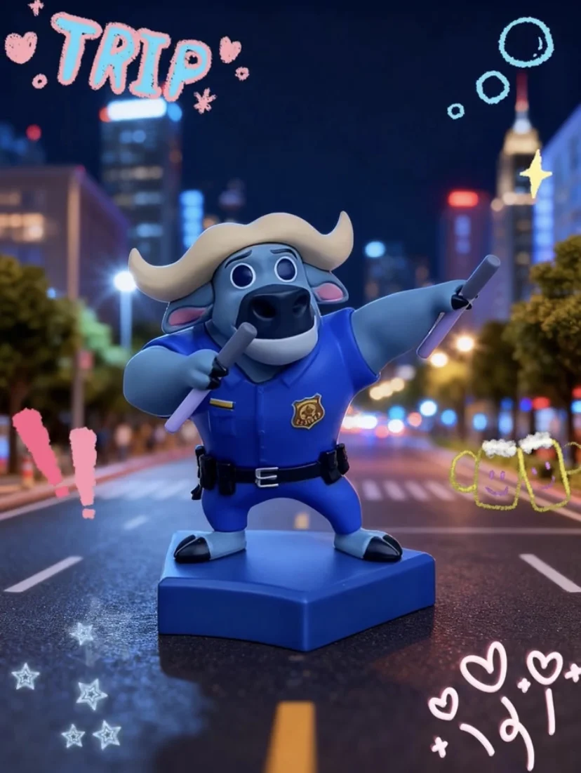 Novo genuíno disney dos desenhos animados zootopia judy nick figura de ação bonecas brinquedos decoração presente brinquedo bonito caixa mistério surpresa encantos presente