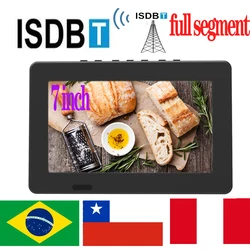 LEADSTAR D7 Rechargeabl 7 inch Portable Television Mini Digital Tv DVBT2 ISDB-T Full Segment H265/Hevc 800x480 For Brazil Chile
