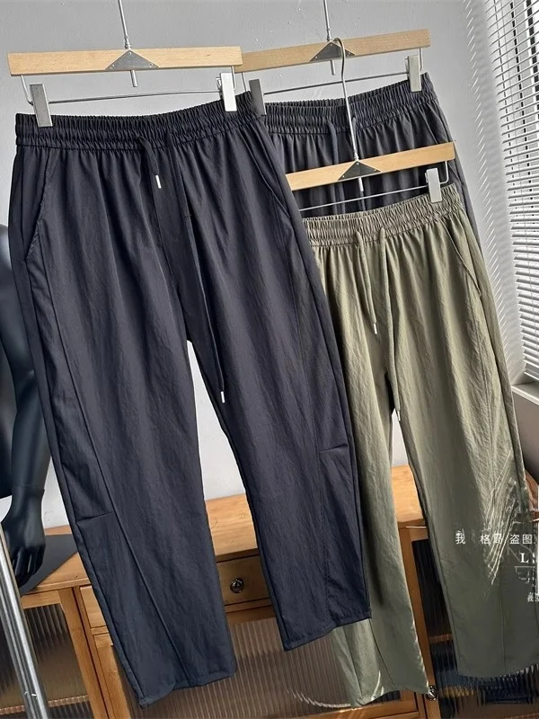 

High Elastic 3D Tailored Men's Casual Pants Comfortable Summer Loose Fit Long Trousers Faionable Youthful Sle ODM Cany