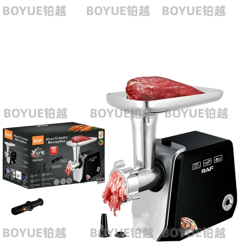 Electric Meat Grinder Household Multifunctional Stainless Steel Mincer Sausage Stuffer Kitchen Appliance for Fresh Ground