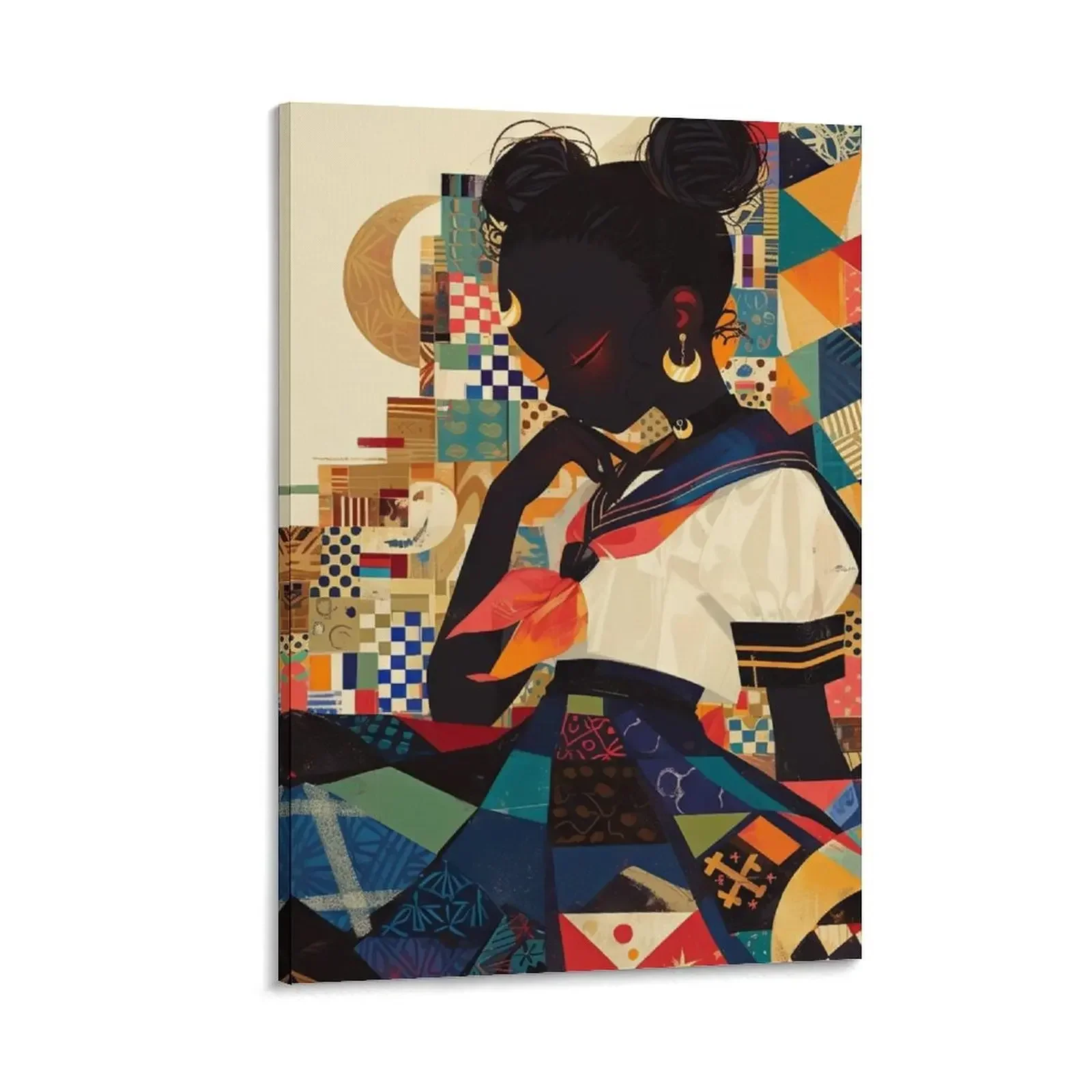 

Patchwork Princess 2 Canvas Painting room decorations aesthetic decorative picture for living room fashion wall paintings