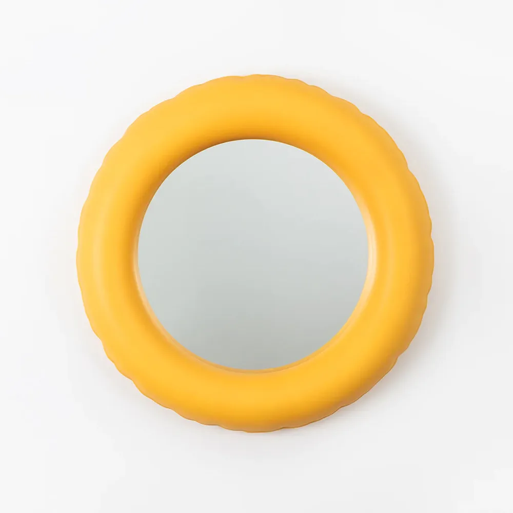 Balloon ceramic wall-mounted wall-mounted mirror, bathroom mirror dressing mirror