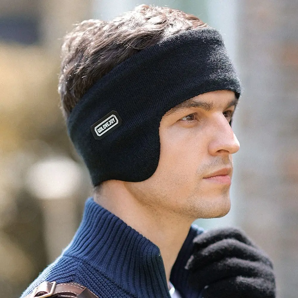 Esportes ao ar livre à prova de vento headwear earmuffs venda quente dupla camada esqui earmuffs inverno correndo faixa de cabelo aquecedores de orelha