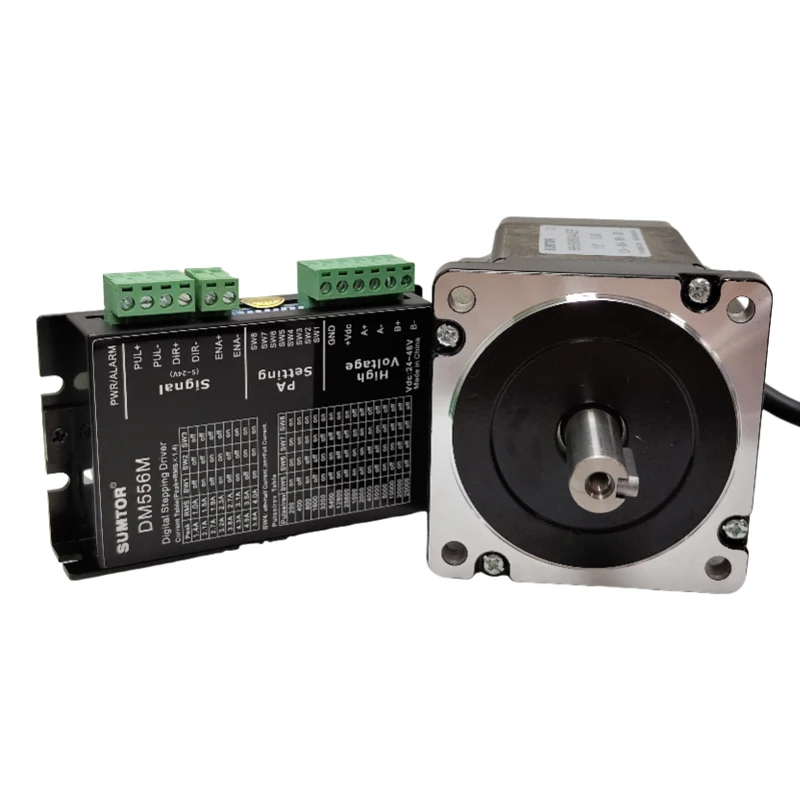 Alto par Nema 34 1.8 °   Motor paso a paso de bajo ruido con ángulo de paso con controlador para impresoras 3D