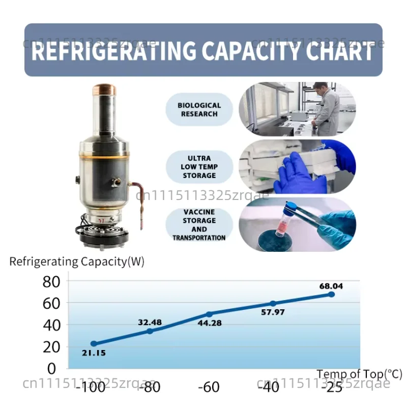 Refport -130C Fast Cooling Stirling Cooler Suitable for 120K Ultra Low Temperature Stirling Cooler