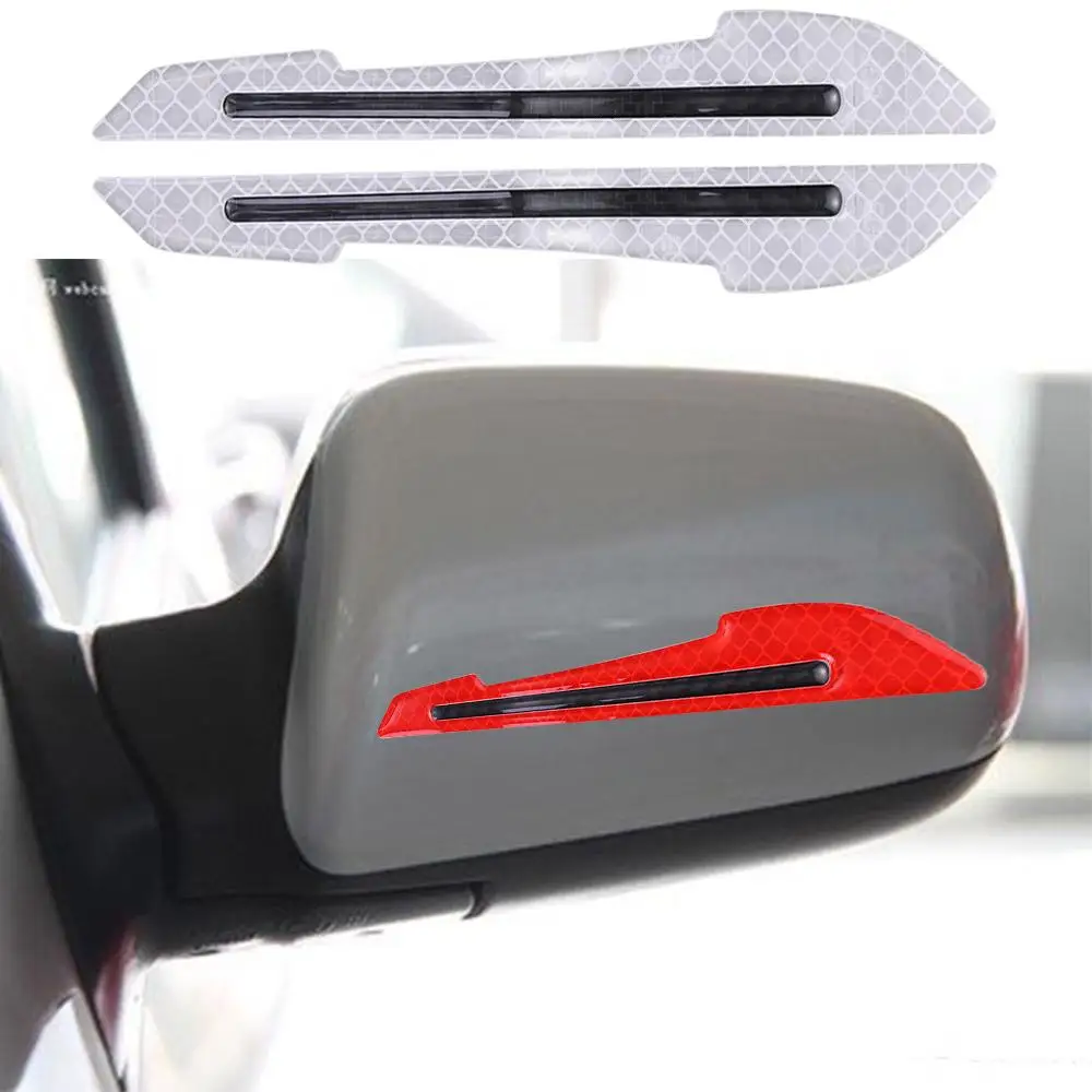 Strip Car Accessories Rearview Mirror Reflective Strips Anti-Collision Strips Reflective Sticker Warning Stickers Car Sticker