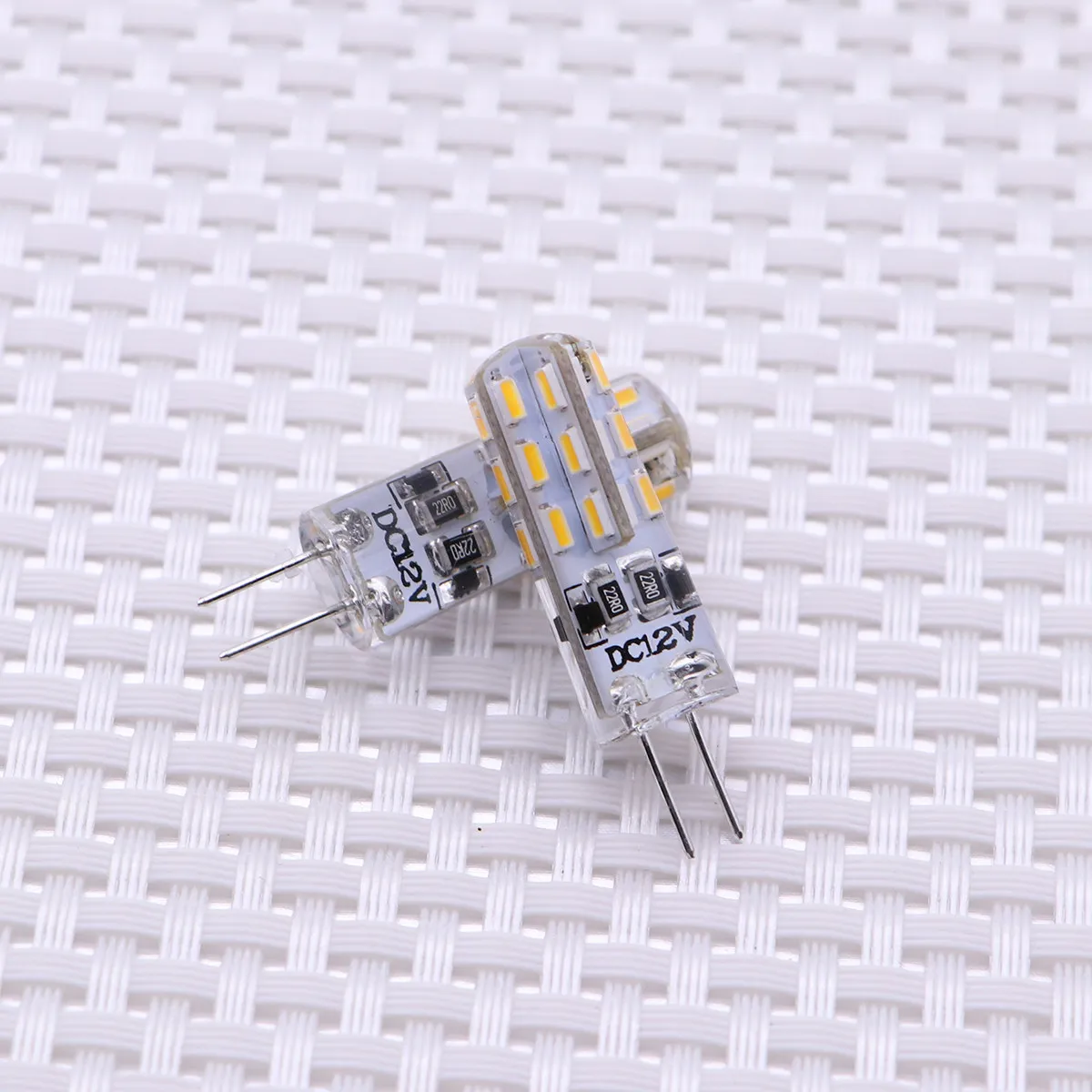 

5 шт. светодиодных ламп G4 с теплым белым светом, 1,5 Вт, 12 В, 3014 SMD, 105 лм, суперяркие, энергоэффективные, маломощные лампы для внутреннего освещения