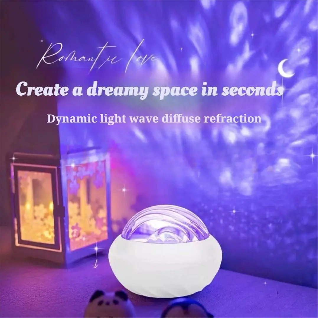 

LED Star Galaxy Projector Lamp USB Auto Rotating Magic Ball Moon Light Colorful Starry Sky NightLights For Bedroom Home Decor