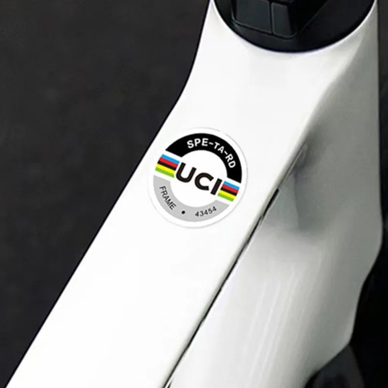 

Valve and Spoke Sticker, PVC reflective material, waterproof and sun protection 6Pcs/set UCI Road Bike Sticker