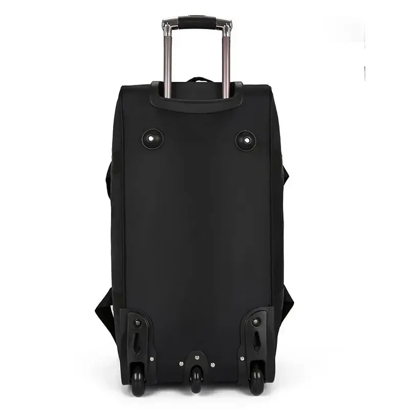 Travel Trolley Bag Large Capacity Wheeled Storage Bag For Men 10kg Carry-on Luggage Backpack Unisex Outdoors Trip Waterproof