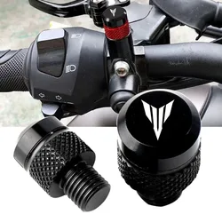 Motocicleta de alumínio Espelho Hole Plug Parafuso Parafuso, Yamaha MT01, MT09, MT07, MT10, MT03, MT 09, 07, 03, 10, MT-09, MT-07, MT-10, MT-03