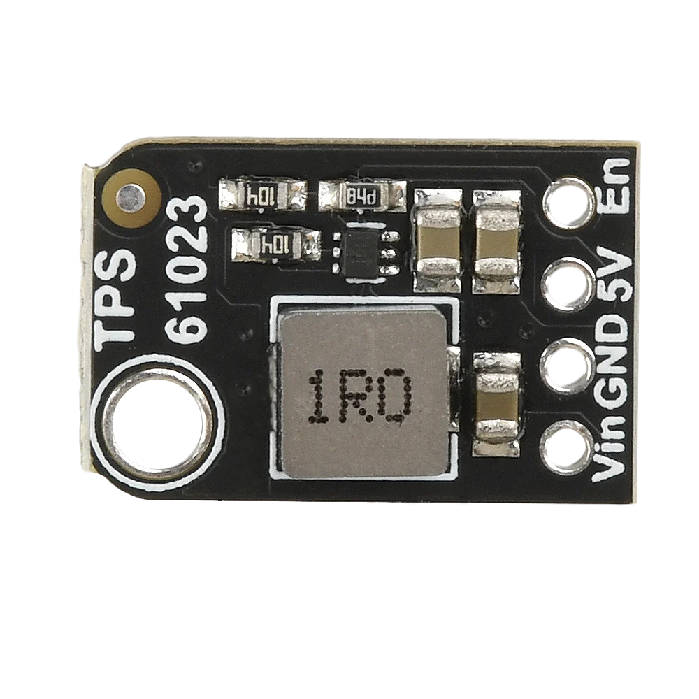 Módulo de potência intensificador tps61023, dc 2-5v a 5v 1a, saída de bateria de lítio, módulo regulador de impulso duplo 3a mosfet