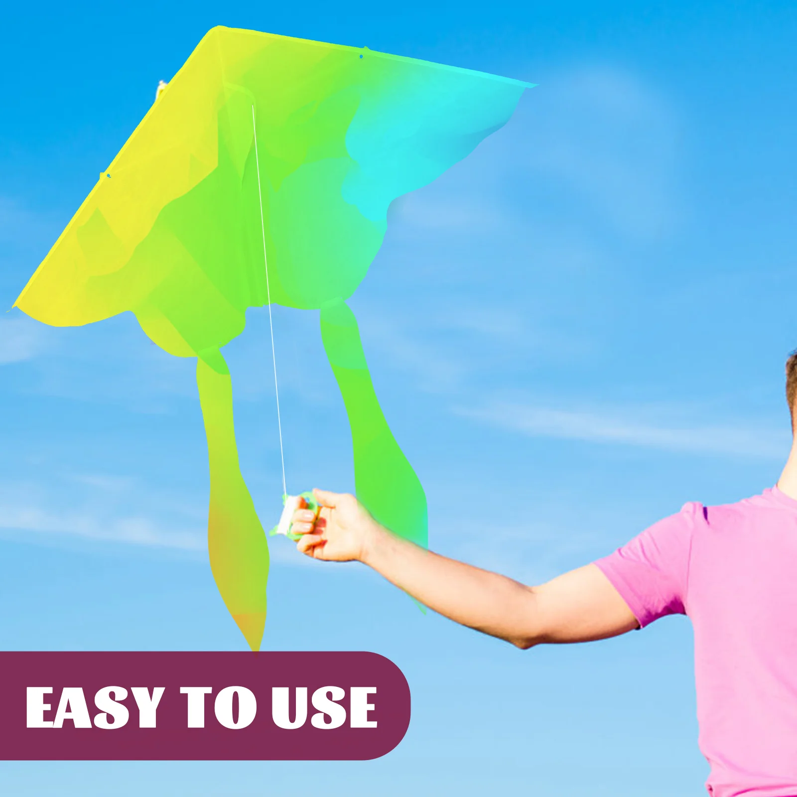

Blank Kite Kids Graffiti Kite Sets Kids Shape Graffiti Kites Decorating Coloring DIY Painting Outdoor Toys Flying Activities