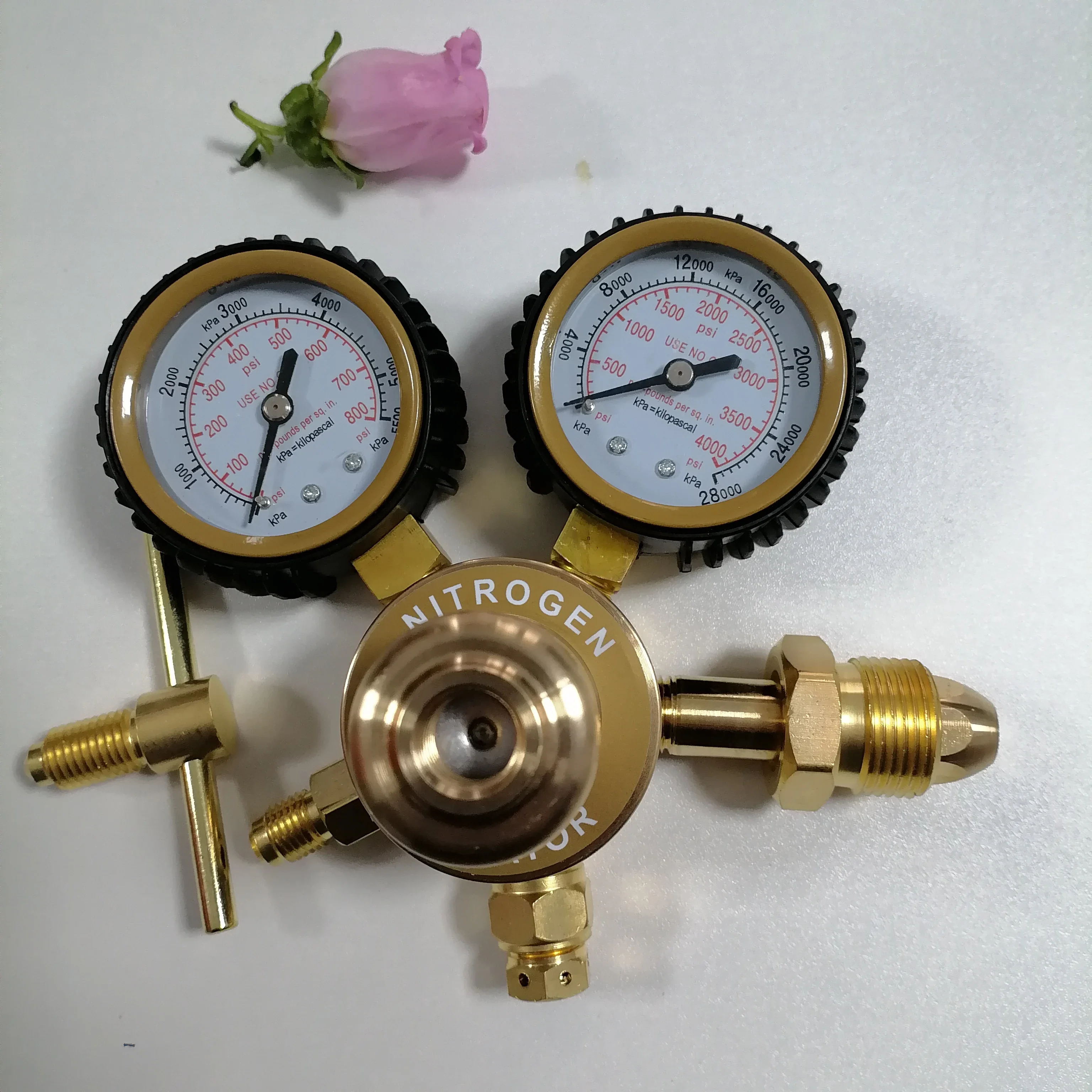 CGA580 Gas Regulator Flowmeter Argon CO2 Mig Tig Flow Meter Pressure Reducer Industry Machine Detector Tools