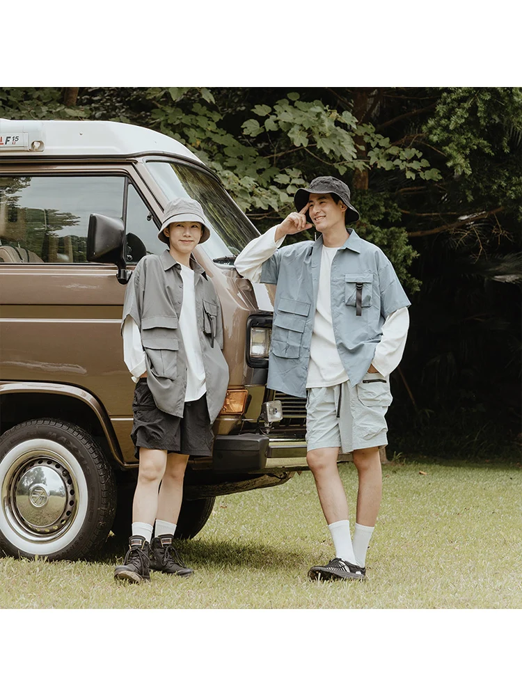 

Рубашка Queenop 2024, уличная, асимметричная, рабочая, прямого кроя, из чистого хлопка, с воротником на пуговицах