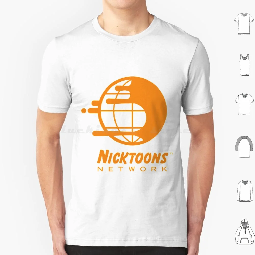 Nicktoons ( Old ) T Shirt Cotton Men Women DIY Print Nick At Nite Nick Nite Nick Toons Nicktoons Nick Cartoons Nick Angelica