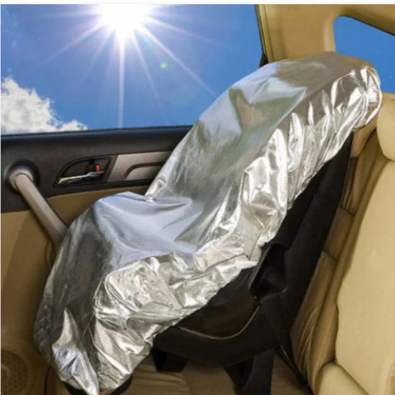 50x50cm Car Seat Baby Seat Sun Shade Protector Cover For Children Kids Aluminium Film Sunshade UV Protector Dust Insulation Cove