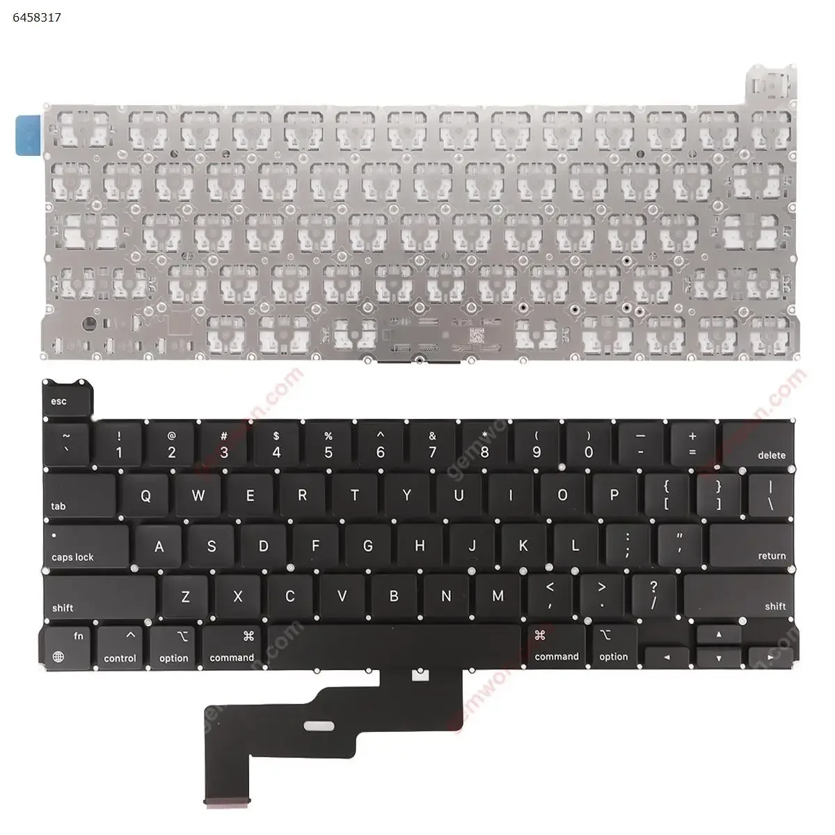 US Laptop Keyboard for APPLE Macbook Pro A2338 Black without Backlit