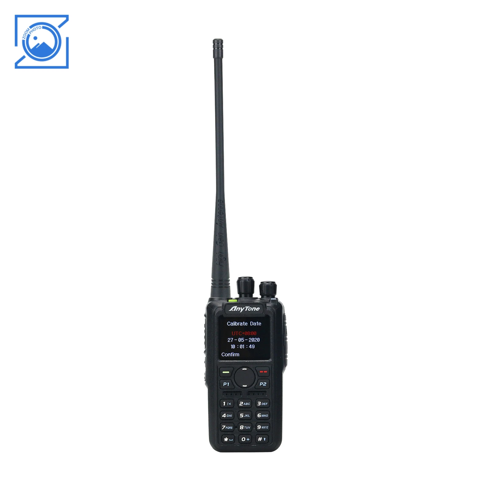 AnyTone 10KM AT-D878UVII Plus Handheld Transceiver VHF UHF Dual Band Digital Walkie Talkie Bluetooth DMR/FM Dual-Mode Long Range
