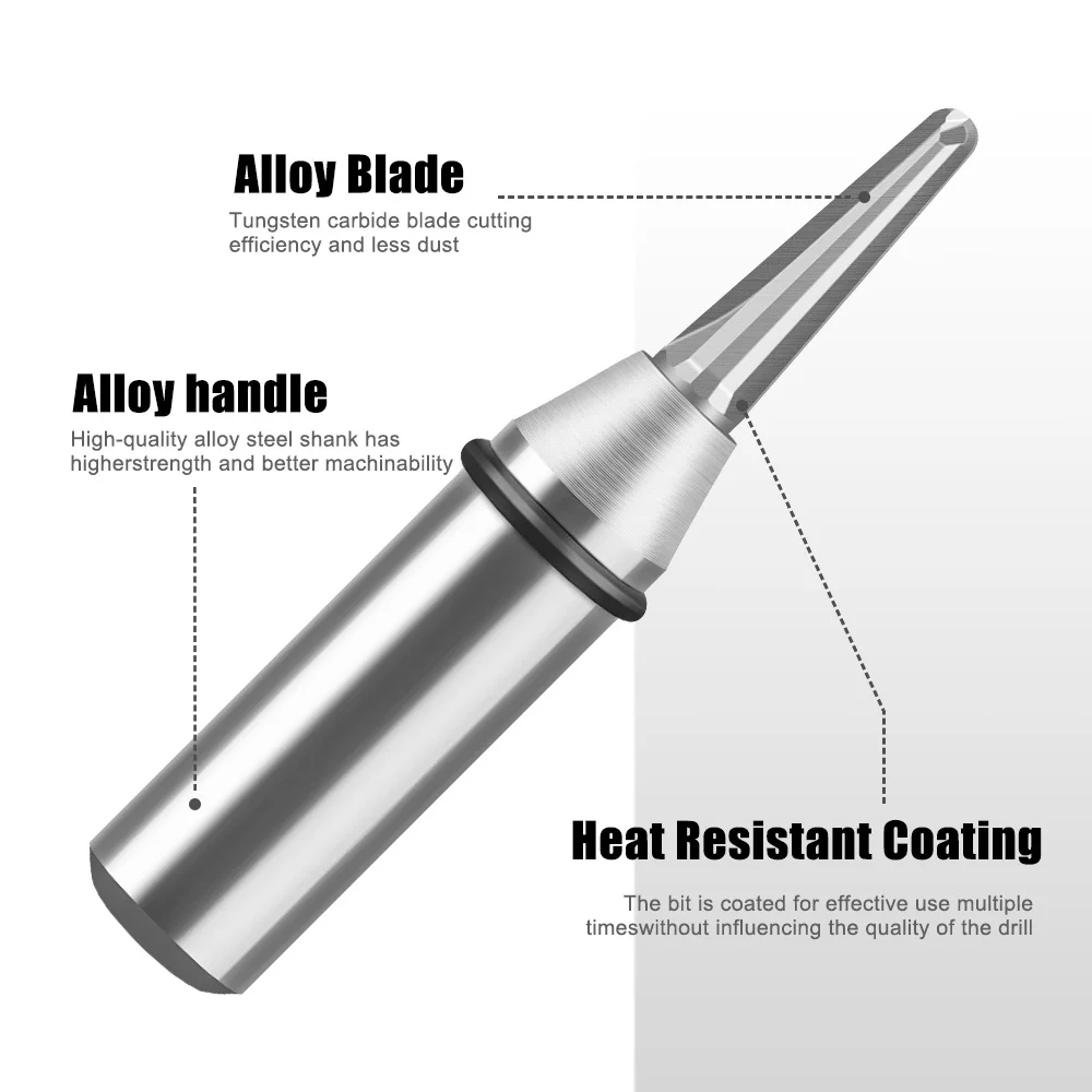 TCT Arc Groove Router Bit Round Bottom Wood Cutter for Decorative Slot Milling 1/2 Inch 12mm Shank 5