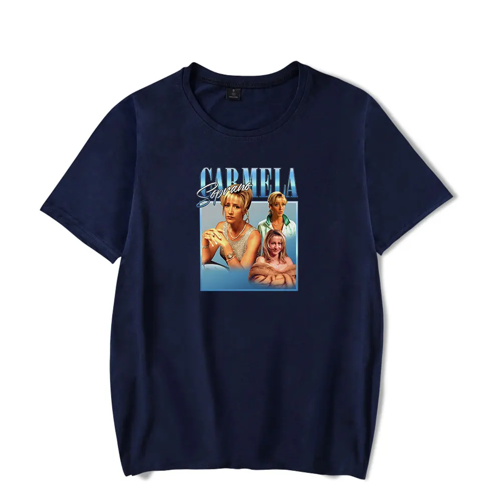 Carmela Soprano Short Sleeve Tee Women Men Crewneck Fashion T-shirt