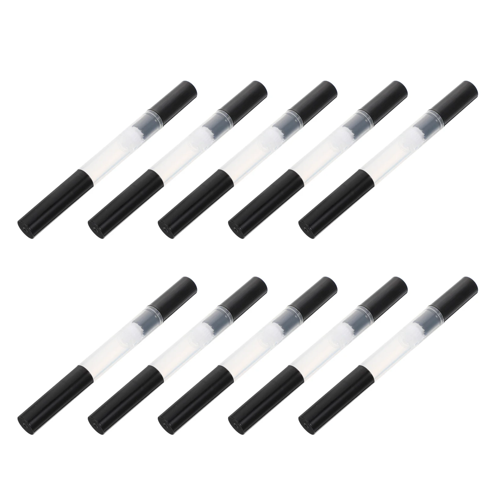 

10Pcs Nail Oil Pen Practical Twisting Manicure Supply Lip Gloss Container Brush Pen for Cosmetics Liquids Application